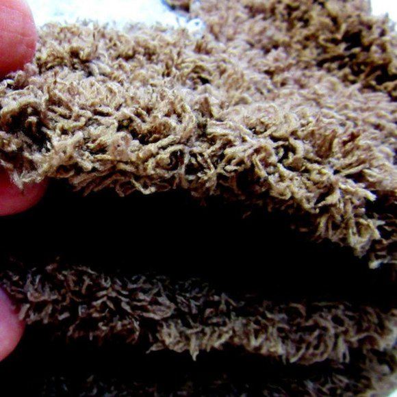 Chenille Baby Blanket Soft Fluffy 41x47 Lap Robe Blue Heirloom Afghan Crib Size - Picture 5 of 6